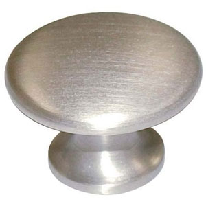 Bouton lentille laiton nickel mat - DUBOIS