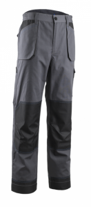 Pantalon de travail multipoche gris/noir ESCALA  - COVERGUARD