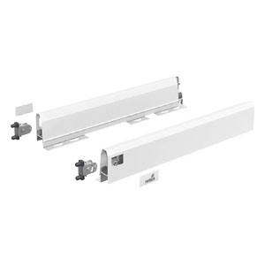 KIT Arcitech hauteur 94 blanc pour paroi arrière acier - HETTICH