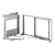 Rangement d'angle coulissant - 4 corbeilles - Smart Corner Standard - VIBO