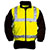 Veste HI/VIZ jaune 2/1 manches amovibles noir - EURO PROTECTION 