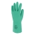 Gants en nitrile vert floqué - SINGER FRERES SAS